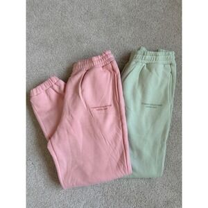 Comfrt Pastel Edit Sweatpants Bundle Pink Sage Green Joggers